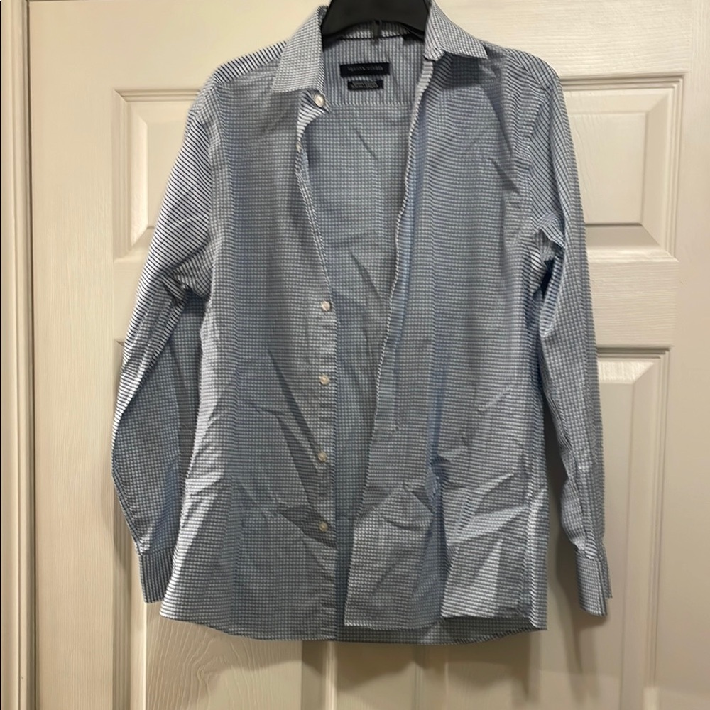 Tommy Hilfiger Light Blue Gingham Men's Shirt